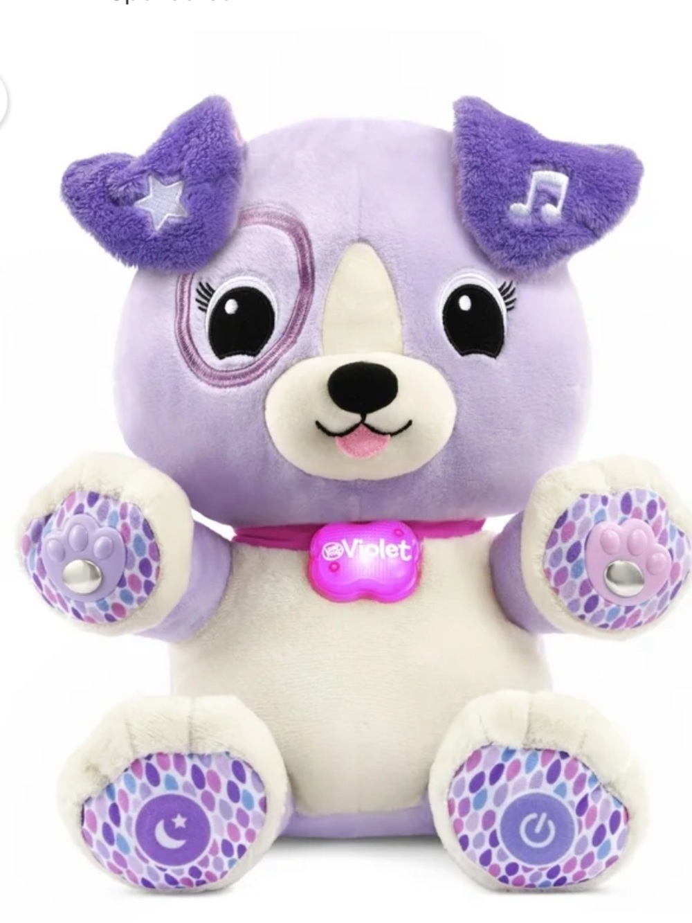 LeapFrog My Pal Violet Smarty Paws Plush, Baby and Toddler Toys